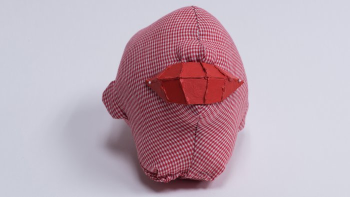 Cassidy Gehmlich, Lip Strength, cardboard + fiber