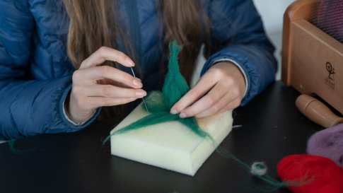 Felting drop in