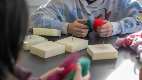 Felting drop in